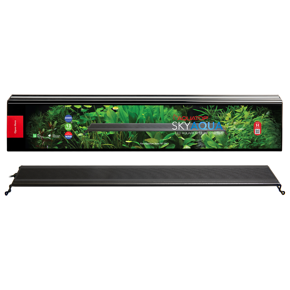 AQUATOP SkyAqua 18 to 24 Inch Adjustable W/RGB LED with Multi-mode Power  Switch, Gen 2, SAQ-1824